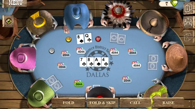 Quy trình một ván bài Texas Hold’em